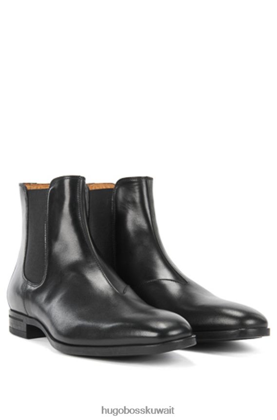 4TFNJN694 أسود/بني Hugo Boss فتو - حذاء كينسينغتون - 50381094 أسود