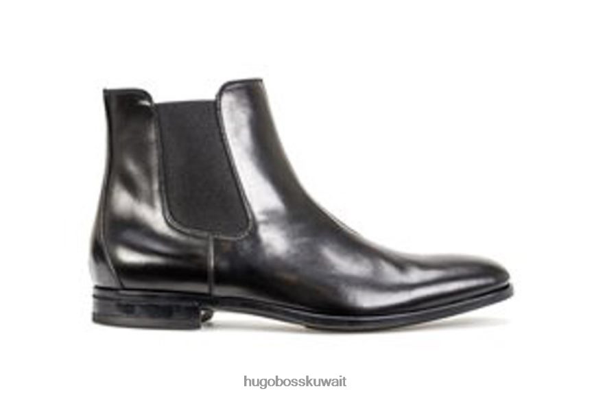 4TFNJN694 أسود/بني Hugo Boss فتو - حذاء كينسينغتون - 50381094 أسود