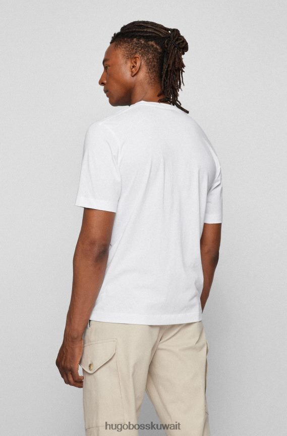 4TFNJN69 ابيض اصفر Hugo Boss تي شيرت تايلان 50469218 أبيض