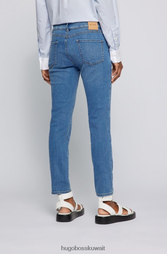 4TFNJN701 ازرق فاتح Hugo Boss جينز نحيل محصول 50467596 أزرق فاتح