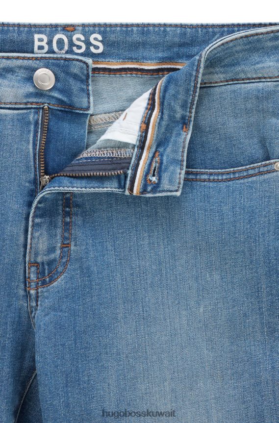 4TFNJN701 ازرق فاتح Hugo Boss جينز نحيل محصول 50467596 أزرق فاتح