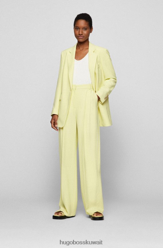 4TFNJN709 أصفر Hugo Boss سترة جيليمام مريحة 50472397 أصفر