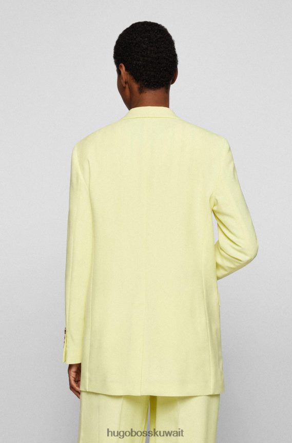4TFNJN709 أصفر Hugo Boss سترة جيليمام مريحة 50472397 أصفر