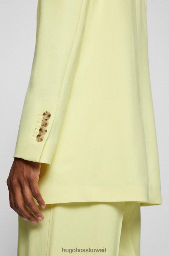 4TFNJN709 أصفر Hugo Boss سترة جيليمام مريحة 50472397 أصفر