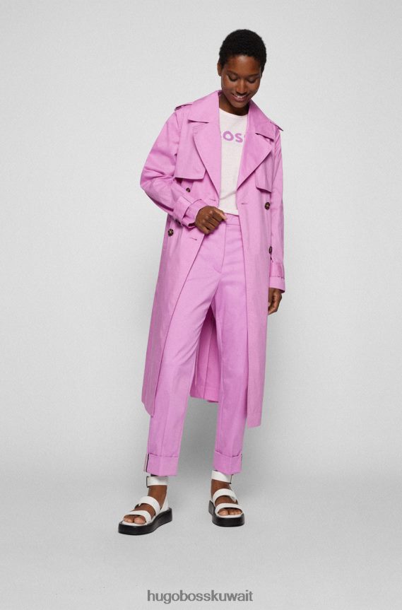 4TFNJN712 وردي/أبيض/أسود Hugo Boss s/s تي شيرت c elogo 50472255 وردي