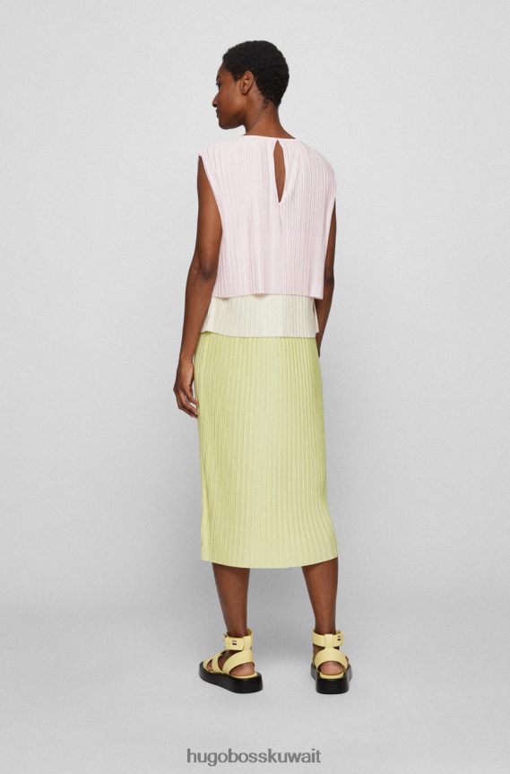 4TFNJN713 com.pastelpattern Hugo Boss فستان إيمانيس 50472409 نمط الباستيل