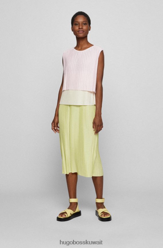 4TFNJN713 com.pastelpattern Hugo Boss فستان إيمانيس 50472409 نمط الباستيل