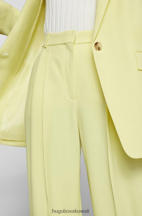 4TFNJN717 أصفر Hugo Boss بنطلون تيليا 50472215 أصفر