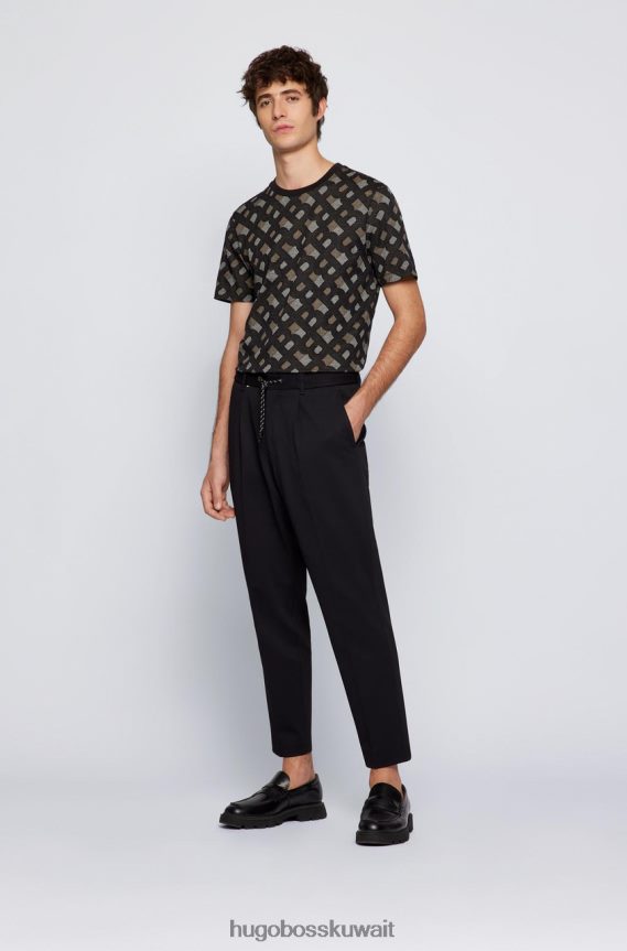 4TFNJN71 أسود Hugo Boss تيشيرت تيبورت 50469466 أسود