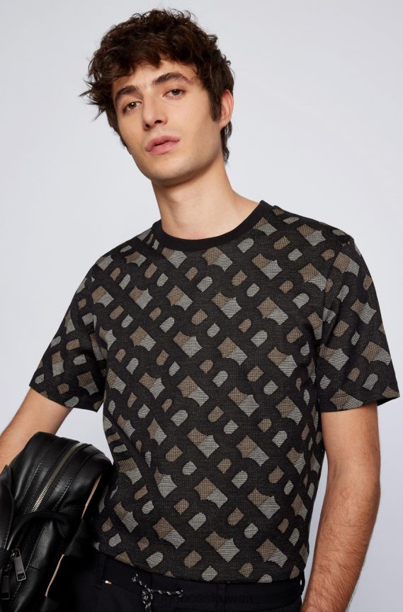 4TFNJN71 أسود Hugo Boss تيشيرت تيبورت 50469466 أسود