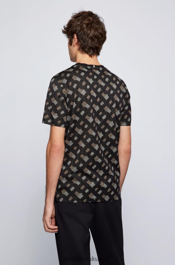 4TFNJN71 أسود Hugo Boss تيشيرت تيبورت 50469466 أسود