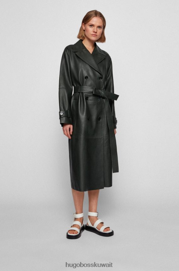 4TFNJN727 زيتون Hugo Boss معطف سولاسا 50469121 زيتوني