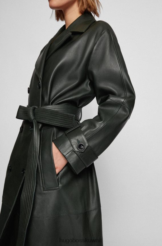 4TFNJN727 زيتون Hugo Boss معطف سولاسا 50469121 زيتوني