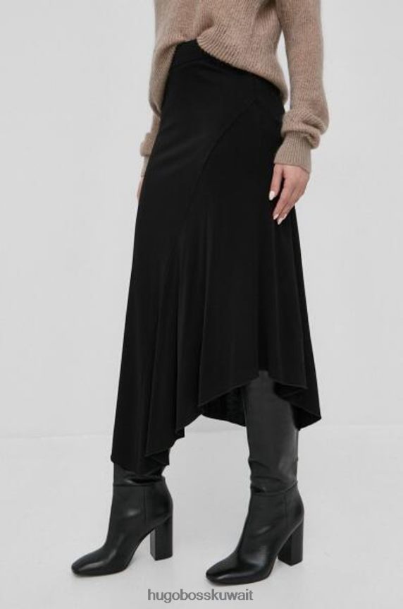 4TFNJN736 أسود Hugo Boss تنورة فازاتين 50464344 أسود