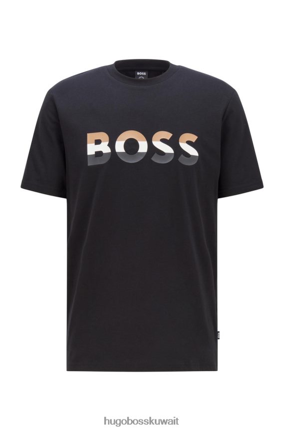 4TFNJN73 أسود/أبيض Hugo Boss تيشيرت تيبورت 50467075 أسود