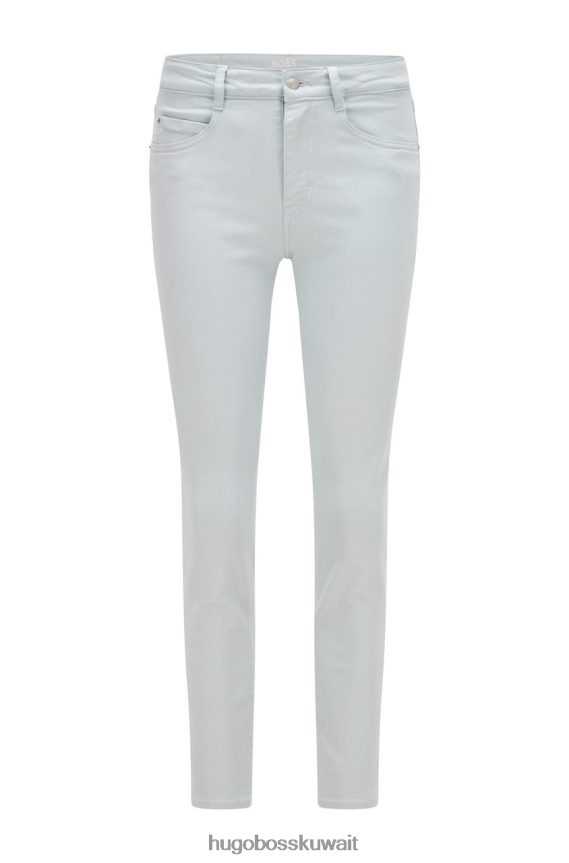 4TFNJN743 com.lightblue Hugo Boss جينز نحيل محصول 50467644 أزرق فاتح