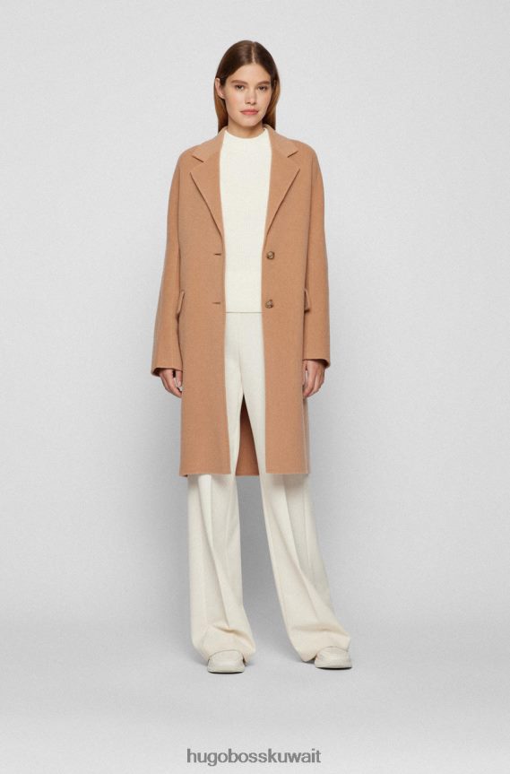 4TFNJN749 الجمل / الأسود / البنفسجي Hugo Boss معطف كاتالا 50461276 الجمل