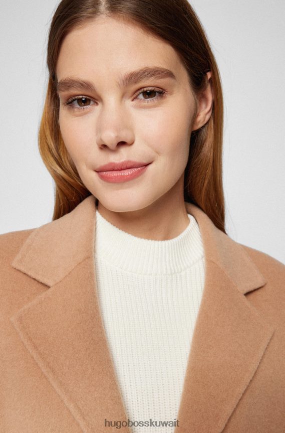 4TFNJN749 الجمل / الأسود / البنفسجي Hugo Boss معطف كاتالا 50461276 الجمل