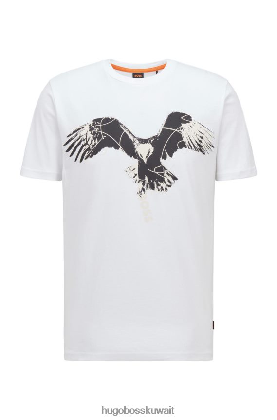 4TFNJN74 أسود/أبيض Hugo Boss تي شيرت Thinking2 50469653 أسود