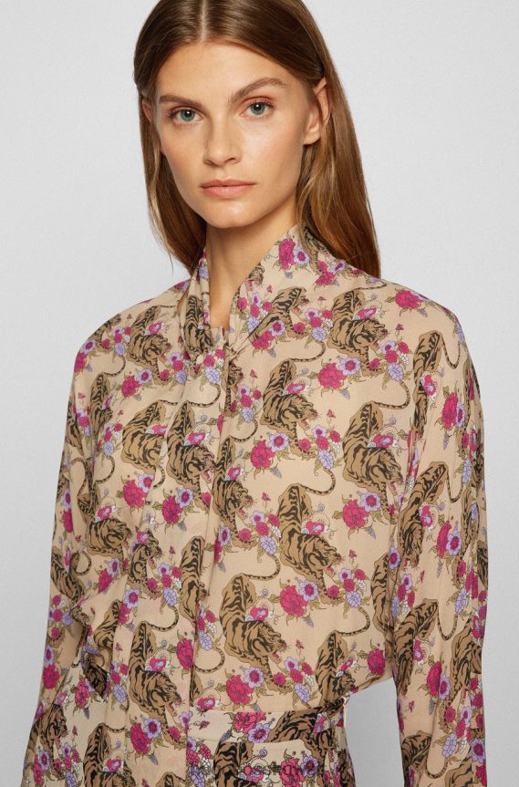 4TFNJN750 مطبعة Hugo Boss طباعة بلوزة بايلونا 50468015