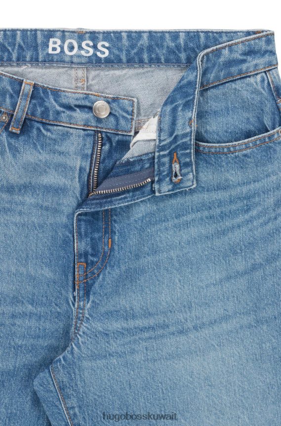 4TFNJN755 com.lightblue Hugo Boss جينز مستقيم محصول 50458581 أزرق فاتح