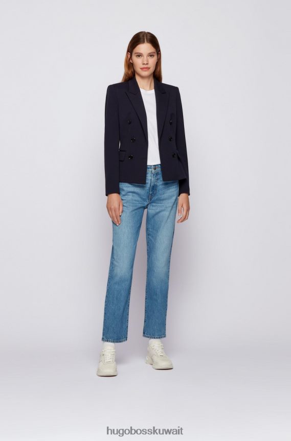 4TFNJN755 com.lightblue Hugo Boss جينز مستقيم محصول 50458581 أزرق فاتح