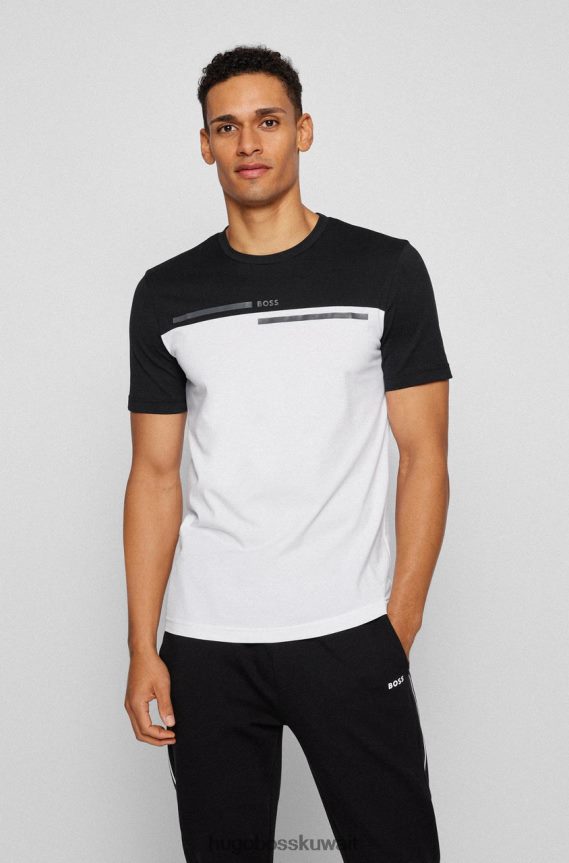 4TFNJN75 أسود/أزرق داكن/أخضر فاتح Hugo Boss تي شيرت تي 4 50466622 أسود