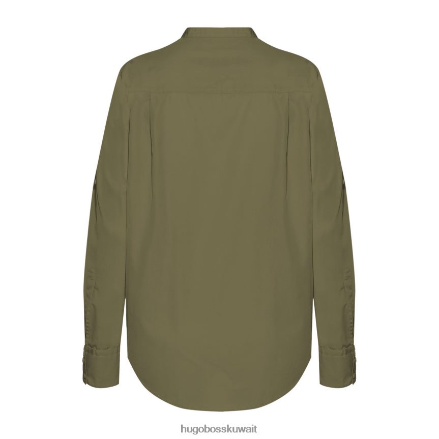 4TFNJN763 أبيض / زيتوني Hugo Boss بلوزة ج بيفيليز 50463988 أبيض