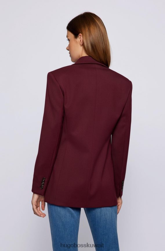 4TFNJN767 خمر Hugo Boss سترة جيمارا 50459608 النبيذ