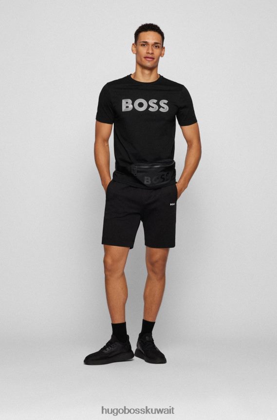 4TFNJN76 أسود/بيج Hugo Boss تي شيرت تي 6 50466608 أسود