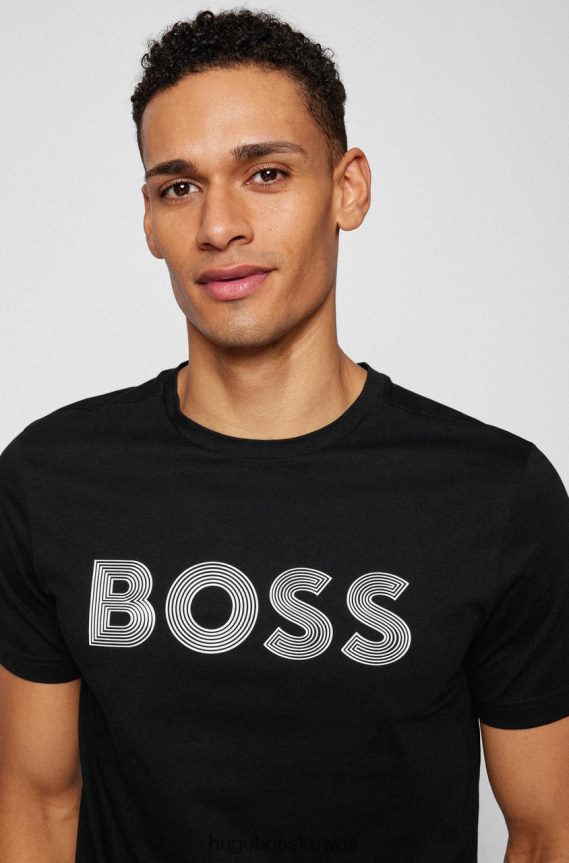 4TFNJN76 أسود/بيج Hugo Boss تي شيرت تي 6 50466608 أسود