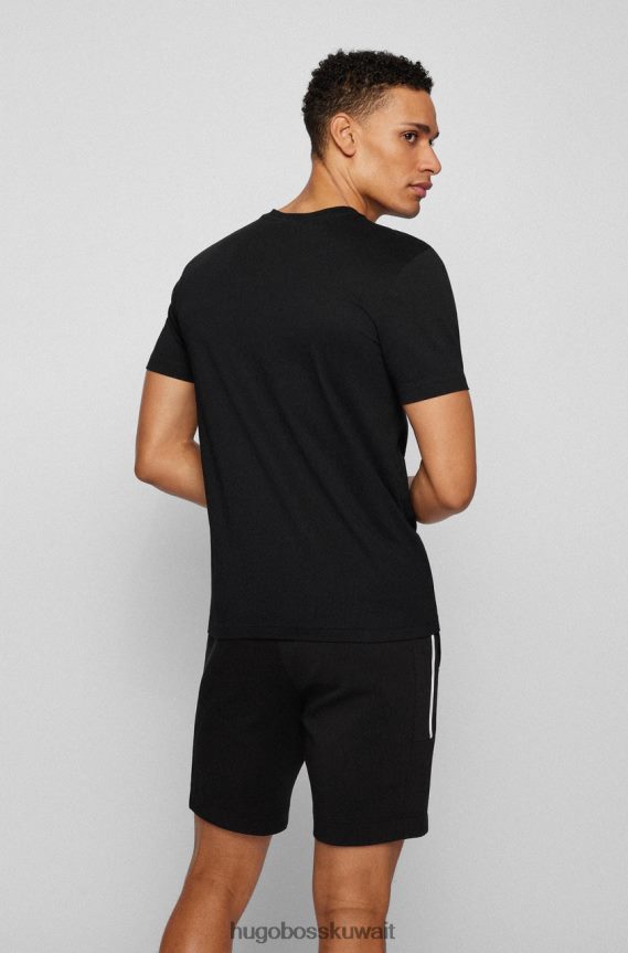 4TFNJN76 أسود/بيج Hugo Boss تي شيرت تي 6 50466608 أسود