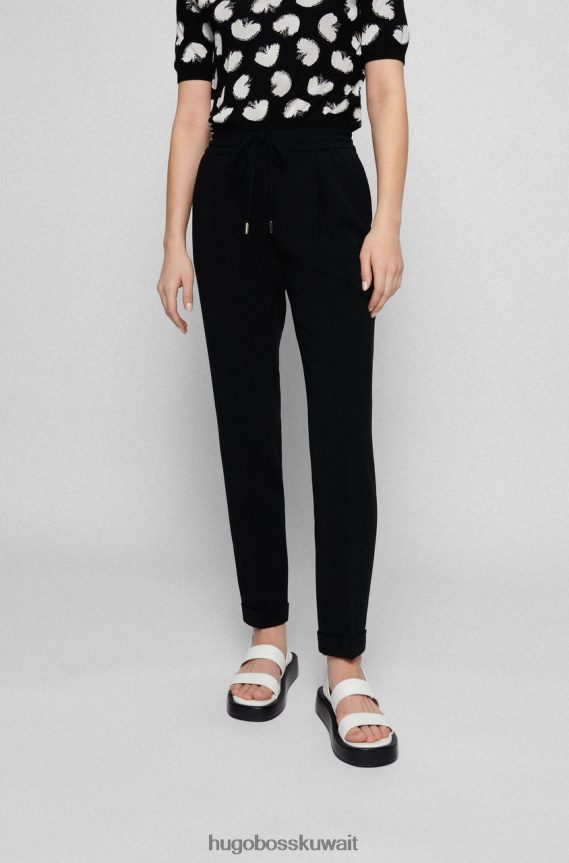 4TFNJN772 البحرية / الأسود Hugo Boss بنطلون تريانا 50427841 كحلي