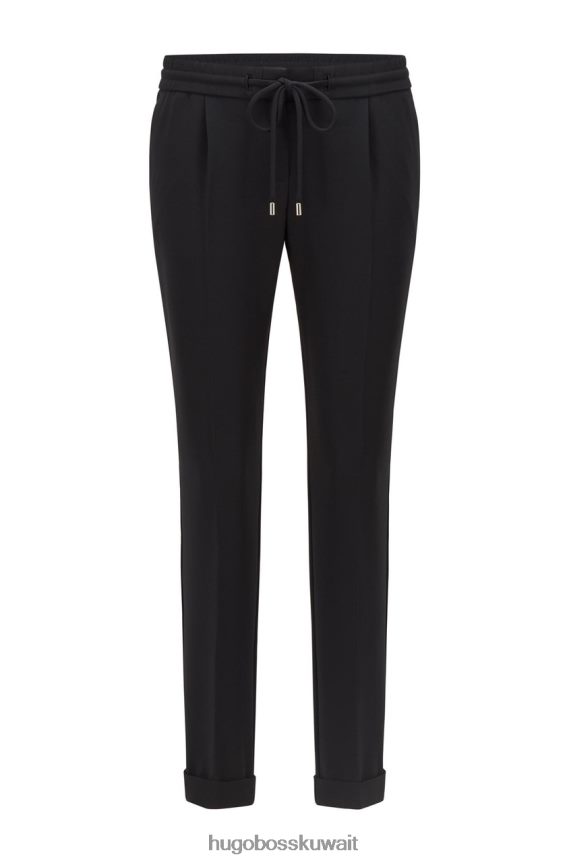 4TFNJN772 البحرية / الأسود Hugo Boss بنطلون تريانا 50427841 كحلي