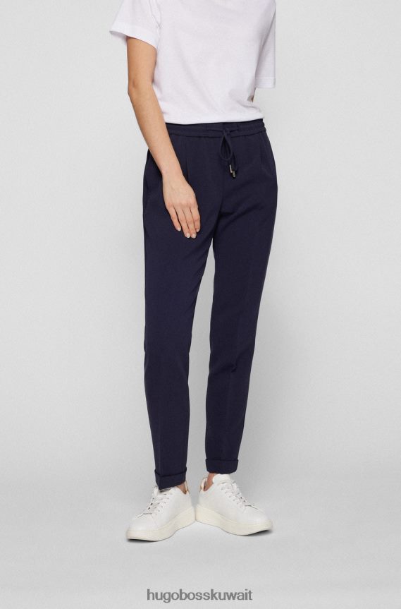 4TFNJN772 البحرية / الأسود Hugo Boss بنطلون تريانا 50427841 كحلي