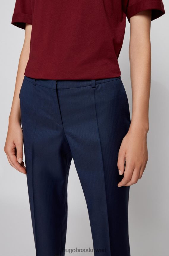 4TFNJN773 أزرق Hugo Boss بنطلون تيتانا 50459755 أزرق