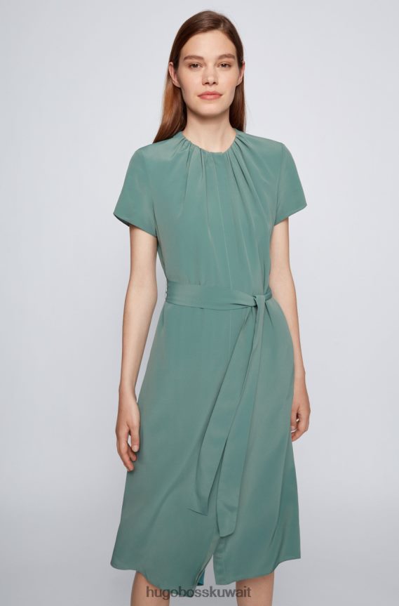 4TFNJN787 com.pastelgreen Hugo Boss فستان dibanora3 50453457 باستيل جرين