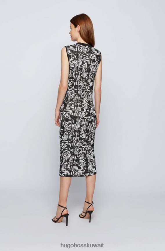 4TFNJN791 يفتح Hugo Boss فستان متماسك feyre 50448992 مفتوح
