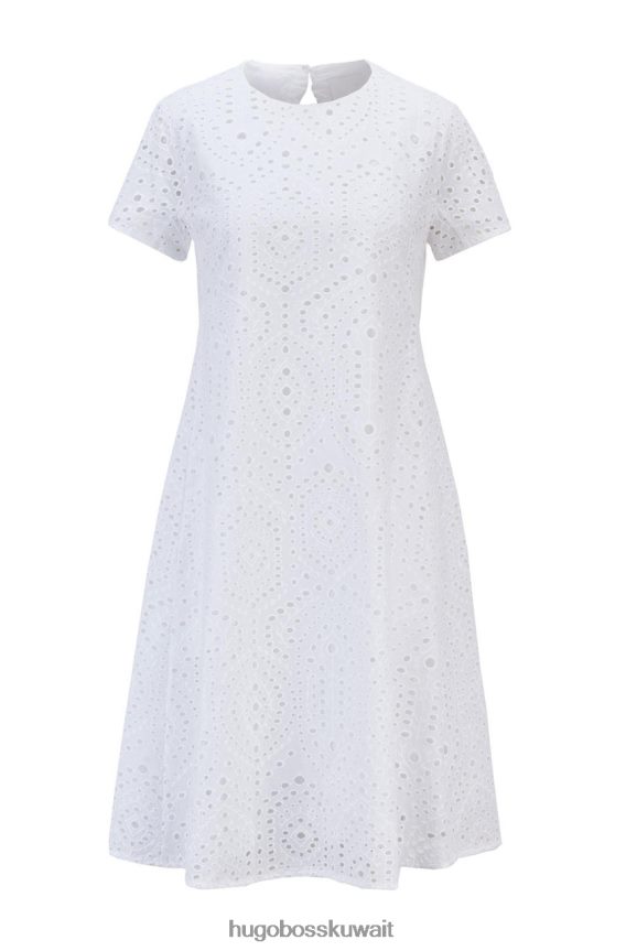 4TFNJN797 أبيض Hugo Boss فستان داجور 50451274 ابيض
