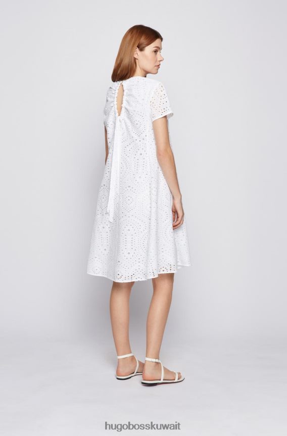 4TFNJN797 أبيض Hugo Boss فستان داجور 50451274 ابيض
