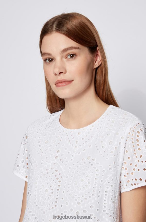 4TFNJN797 أبيض Hugo Boss فستان داجور 50451274 ابيض