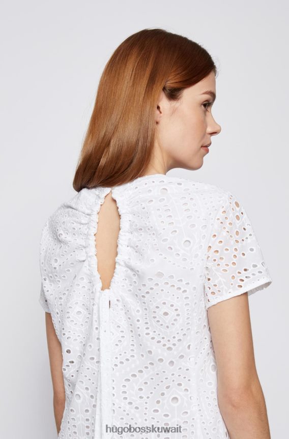 4TFNJN797 أبيض Hugo Boss فستان داجور 50451274 ابيض