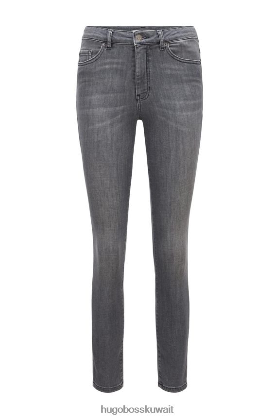 4TFNJN799 رمادي Hugo Boss جينز نحيل محصول 50453823 رمادي
