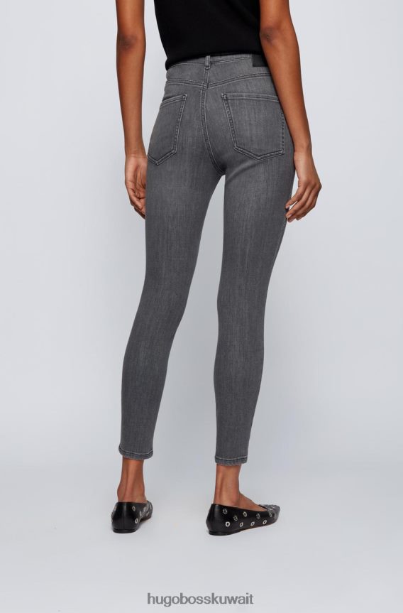 4TFNJN799 رمادي Hugo Boss جينز نحيل محصول 50453823 رمادي