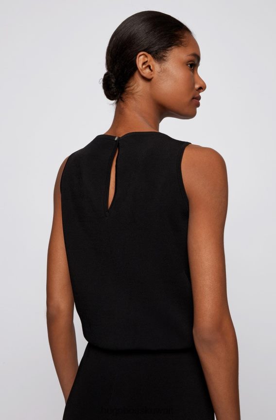 4TFNJN802 أسود Hugo Boss بذلة فيساه 50454459 أسود