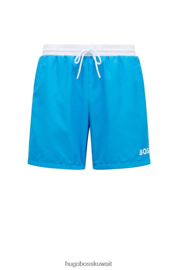 4TFNJN80 أزرق/برتقالي/أصفر Hugo Boss شورت السباحة نجم البحر 50469302 أزرق