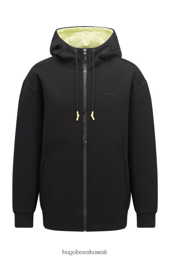 4TFNJN81 أسود/أبيض Hugo Boss البلوز سافيون اج 50466223 أسود