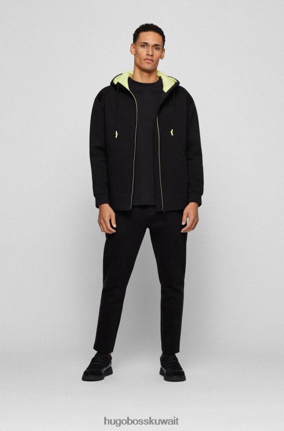 4TFNJN81 أسود/أبيض Hugo Boss البلوز سافيون اج 50466223 أسود