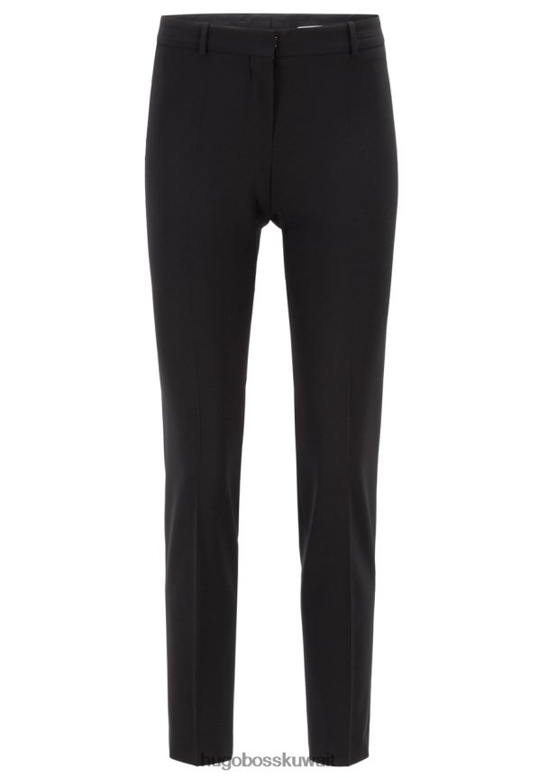 4TFNJN822 أسود/كحلي Hugo Boss بنطلون تيلونا 50291861 أسود