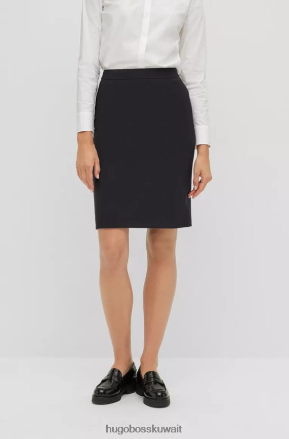 4TFNJN823 أسود/كحلي Hugo Boss تنورة فيليا 50291813 أسود